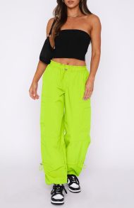 Parachute Pants for Women,Baggy Fit  Pants with Pockets - Image 2